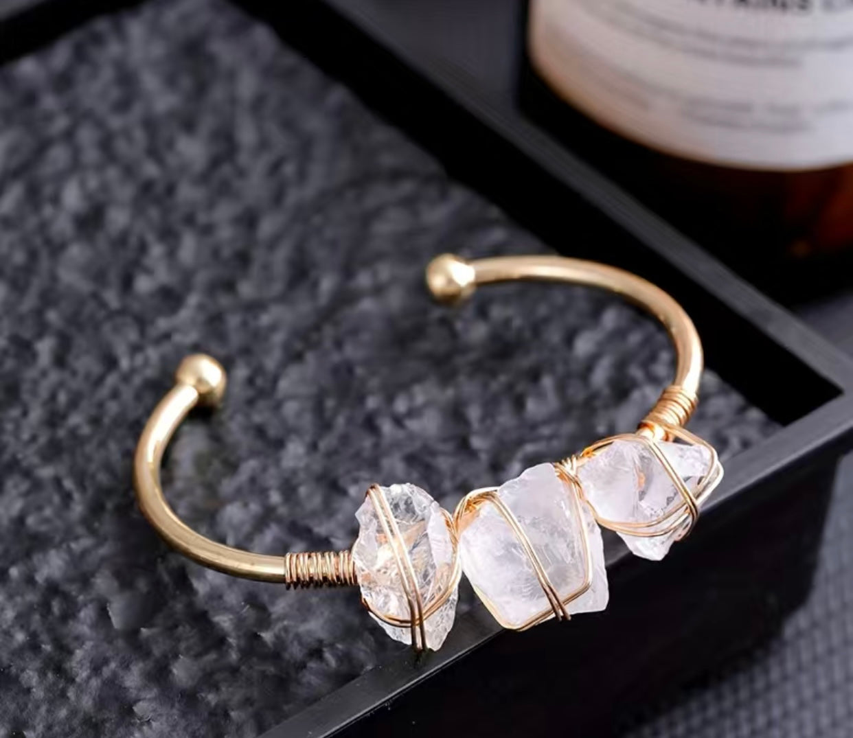Natural Clear Crystal Bracelet