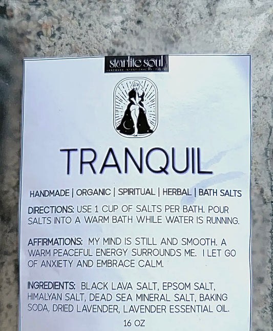Spiritual “Tranquil” Bath Salts
