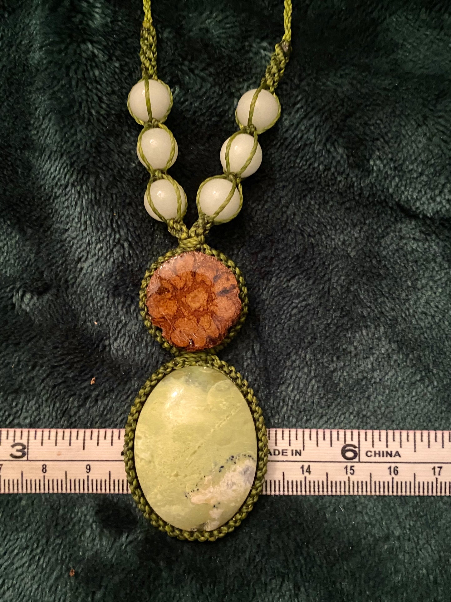 Ayahuasca Peridot Necklace